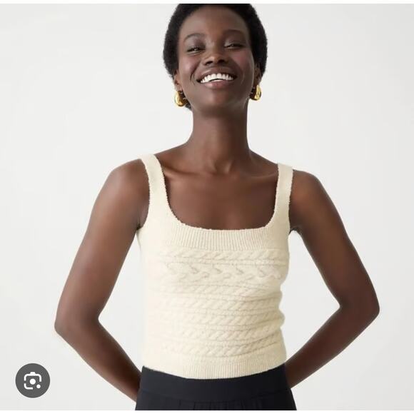 NWT J Crew Sweater Tank Set 2XL Merino Wool Alpaca Quiet Luxury Academia Preppy - Picture 7 of 16
